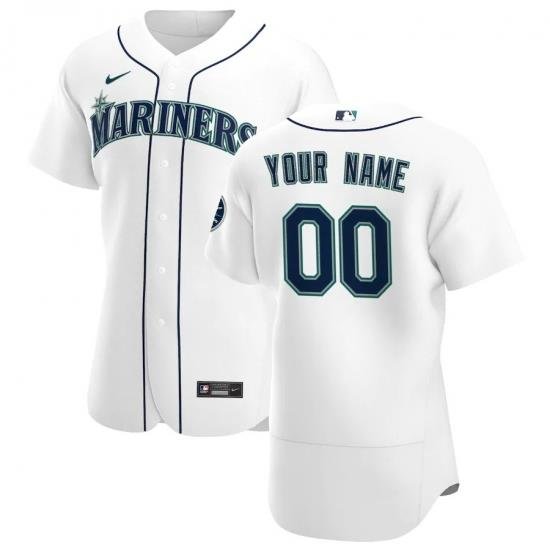 Seattle Mariners Custom Men Women youth Nike White Home 2020 Authentic Player MLB Jersey