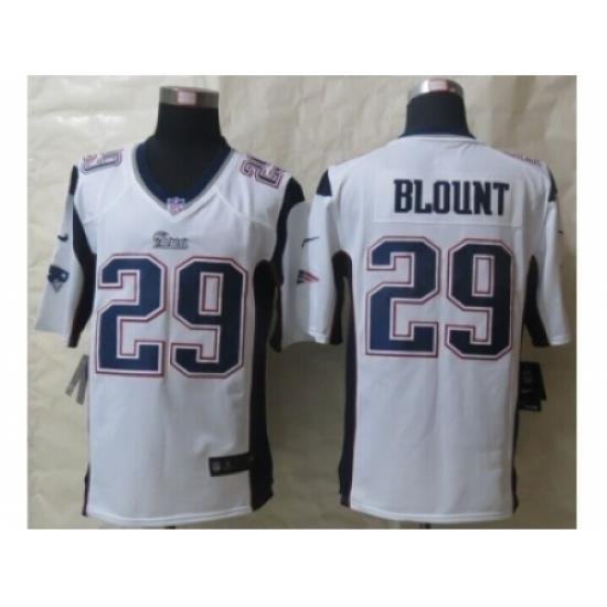 Nike New England Patriots 29 LeGarrette Blount White Game NFL Jersey