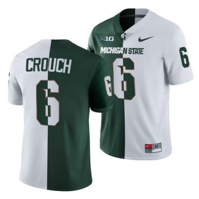 Michigan State Spartans Quavaris Crouch Michigan State Spartans Split Edition 2021 22 Jersey