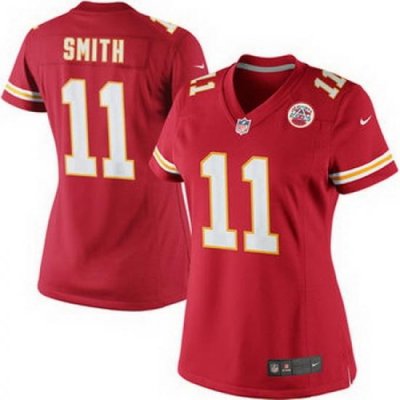 Alex Smith Kansas City Chiefs Nike Women Limited Jersey  Red