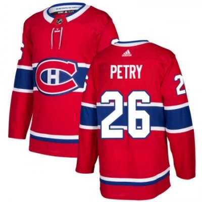 Youth Adidas Montreal Canadiens 26 Jeff Petry Authentic Red Home NHL Jersey