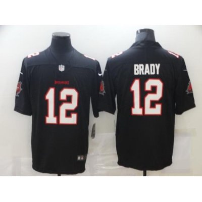 Men Nike Tom Brady Buccaneers Black Vapor Limited Jersey