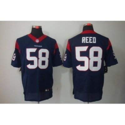 Nike Houston Texans 58 Brooks Reed Blue Elite NFL Jersey