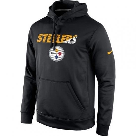 NFL Pittsburgh Steelers Nike Kick Off Staff Performance Pullover Hoodie Black