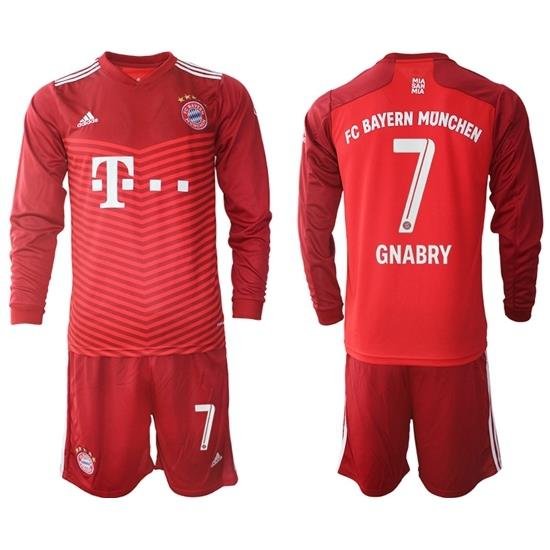 Men Bayern Long Sleeve Soccer Jerseys 549