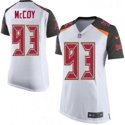 Womens Nike Tampa Bay Buccaneers 93 Gerald McCoy Game White NFL Jersey