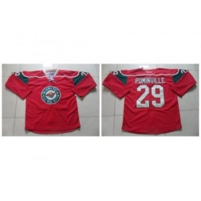 Minnesota Wild #29 Jason Pominville Red Stitched NHL Jersey