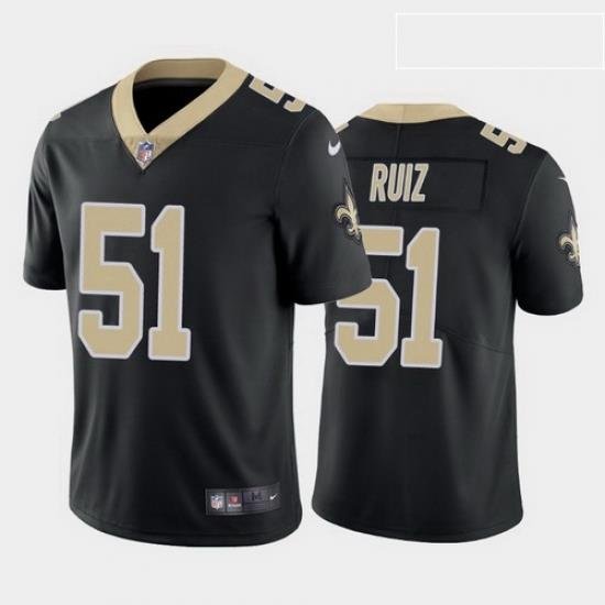 men cesar ruiz new orleans saints black vapor limited jersey