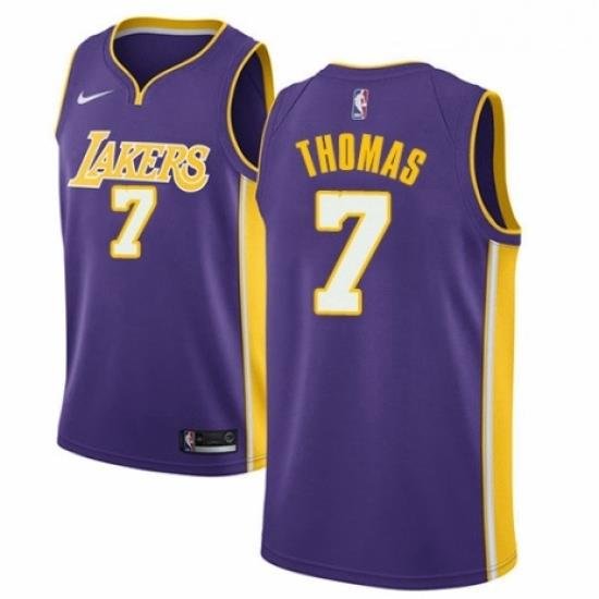 Womens Nike Los Angeles Lakers 7 Isaiah Thomas Authentic Purple NBA Jersey Icon Edition