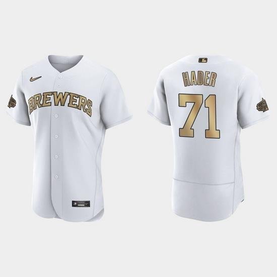 Men Josh Hader MilWaukee BreWers 2022 Mlb All Star Game Authentic White Jersey