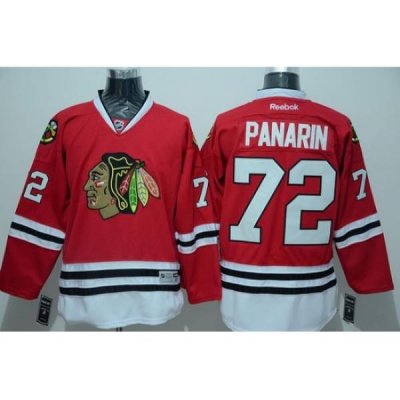 Blackhawks #72 Artemi Panarin Red Stitched NHL Jersey