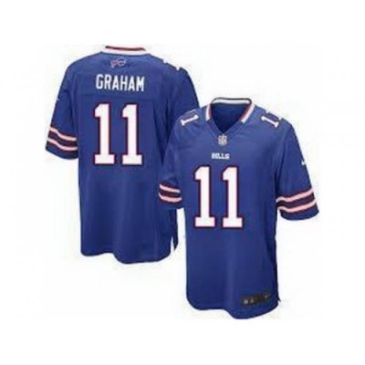 Nike Buffalo Bills 11 T.J. Graham Blue Elite NFL Jersey