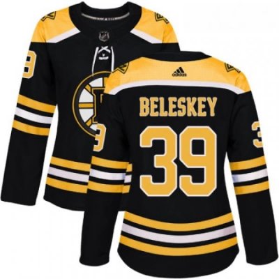 Womens Adidas Boston Bruins 39 Matt Beleskey Premier Black Home NHL Jersey