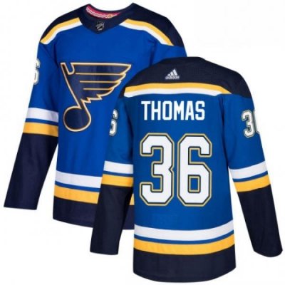 Mens Adidas St Louis Blues 36 Robert Thomas Premier Royal Blue Home NHL Jersey