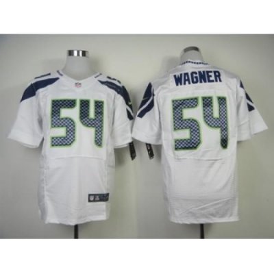 Nike Seattle Seahawks 54 Wagner white Elite NFL Jersey