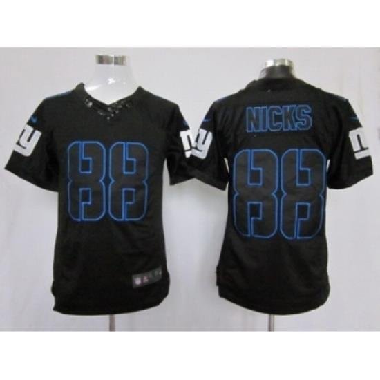 Nike NeW York Giants 88 Hakeem Nicks black Limited Impact NFL Jersey