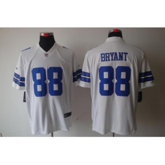 Nike Dallas CoWboys 88 Dez Bryant White Limited NFL Jersey