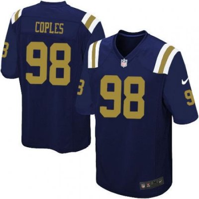 Youth Nike NeW York Jets #98 Quinton Coples Game Navy Blue Alternate NFL Jersey