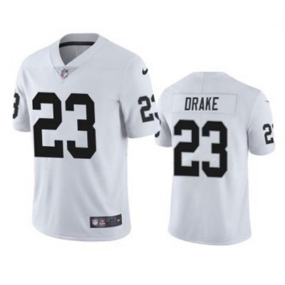 Men Las Vegas Raiders 23 Kenyan Drake White Vapor Limited Nike Jersey