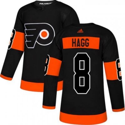 Youth Adidas Philadelphia Flyers 8 Robert Hagg Premier Black Alternate NHL Jersey