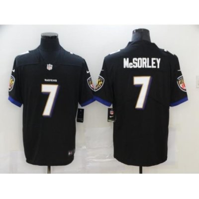 Nike Baltimore Ravens 7 Trace McSorley Black Vapor Untouchable Limited Jersey