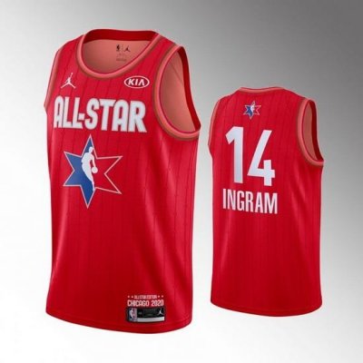 Lakers 14 Brandon Ingram Red 2020 NBA All Star Jordan Brand Swingman Jersey