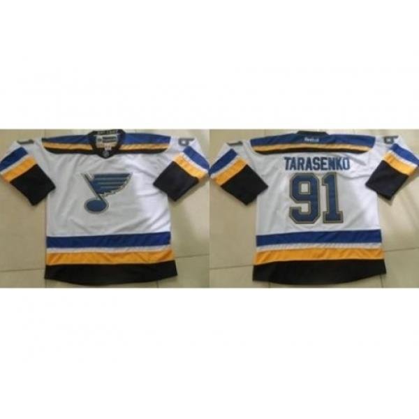 St. Louis Blues #91 Vladimir Tarasenko White Stitched Jersey