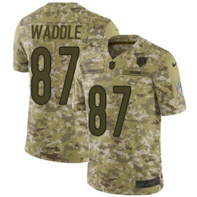 Nike Bears 87 Tom Waddle Camo Men s Stitched NFL Salute To Service Limited Jersey