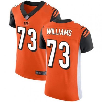 Bengals 73 Jonah Williams Orange Alternate Men Stitched Football Vapor Untouchable Elite Jersey