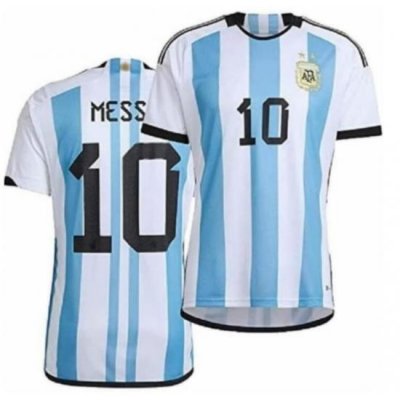 Youth Argentina #10 Lion Messi white Blue 2024 Soccer Jersey