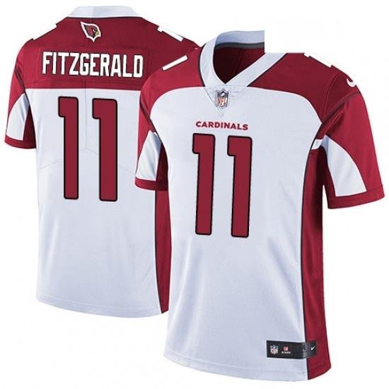 Men Nike Arizona Cardinals 11 Larry Fitzgerald White Vapor Untouchable Limited Player NFL Jersey