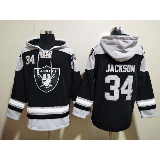 Los Angeles Raiders Sitched Pullover Hoodie #34 DeSean Jackson