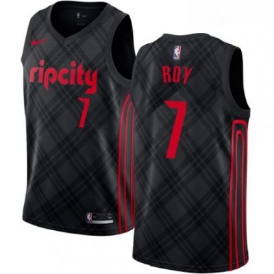 Womens Nike Portland Trail Blazers 7 Brandon Roy Swingman Black NBA Jersey City Edition