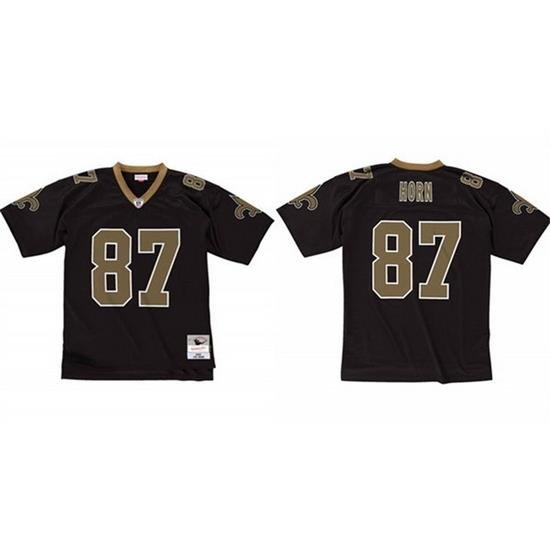 Men New Orleans Saints 87 Joe Horn 2005 Black Stitched Football Jersey