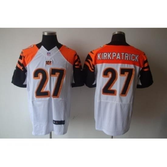 Nike Cincinnati Bengals 27 Dre Kirkpatrick White Elite NFL Jersey