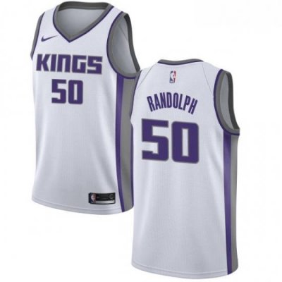 Mens Nike Sacramento Kings 50 Zach Randolph Authentic White NBA Jersey Association Edition