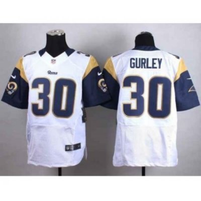 nike nfl jerseys st. louis rams 30 gurley white[Elite][gurley]