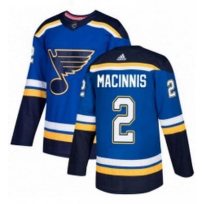 Mens Adidas St Louis Blues 2 Al Macinnis Premier Royal Blue Home NHL Jersey