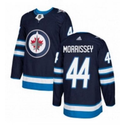 Youth Adidas Winnipeg Jets 44 Josh Morrissey Authentic Navy Blue Home NHL Jersey