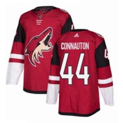 Youth Adidas Arizona Coyotes 44 Kevin Connauton Premier Burgundy Red Home NHL Jersey