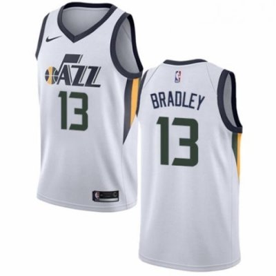 Mens Nike Utah Jazz 13 Tony Bradley Swingman NBA Jersey Association Edition