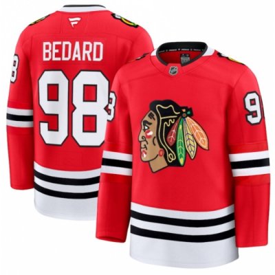 Men Chicago Blackhawks Active Player Custom Red 2024 25 Home Stitched Hockey Jersey