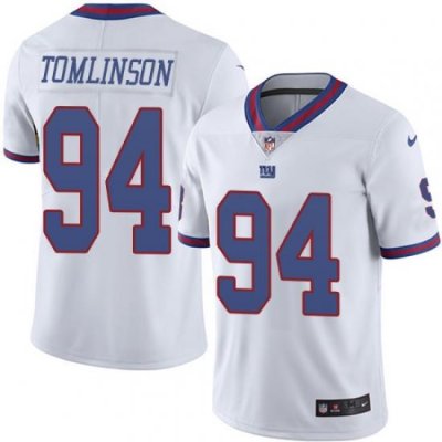 Nike Giants #94 Dalvin Tomlinson White Youth Stitched NFL Limited Rush Jersey