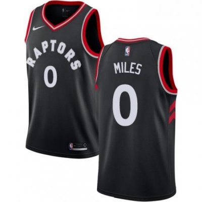 Youth Nike Toronto Raptors 0 CJ Miles Authentic Black Alternate NBA Jersey Statement Edition