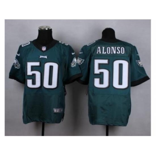 Nike Philadelphia Eagles 50 Kiko Alonso green Elite NFL Jersey