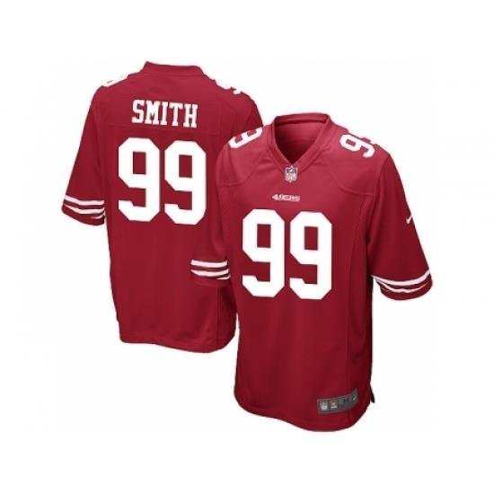 Nike San Francisco 49ers 99 Aldon Smith red Game NFL Jersey