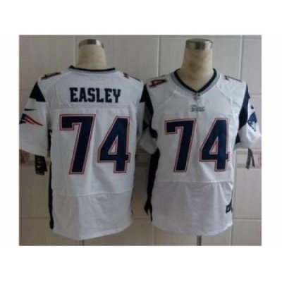 Nike neW england patriots 74 Dominique Easley White Elite NFL Jersey