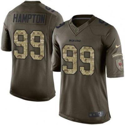 Nike Chicago Bears #99 Dan Hampton Green Men 27s Stitched NFL Limited Salute to Service Jersey