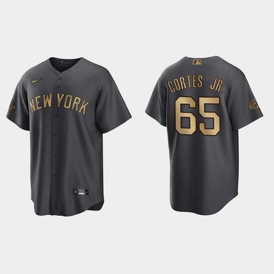 Men Nestor Cortes Jr. NeW York Yankees 2022 Mlb All Star Game Charcoal  Jersey