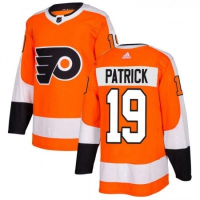 Youth Adidas Philadelphia Flyers 19 Nolan Patrick Premier Orange Home NHL Jersey